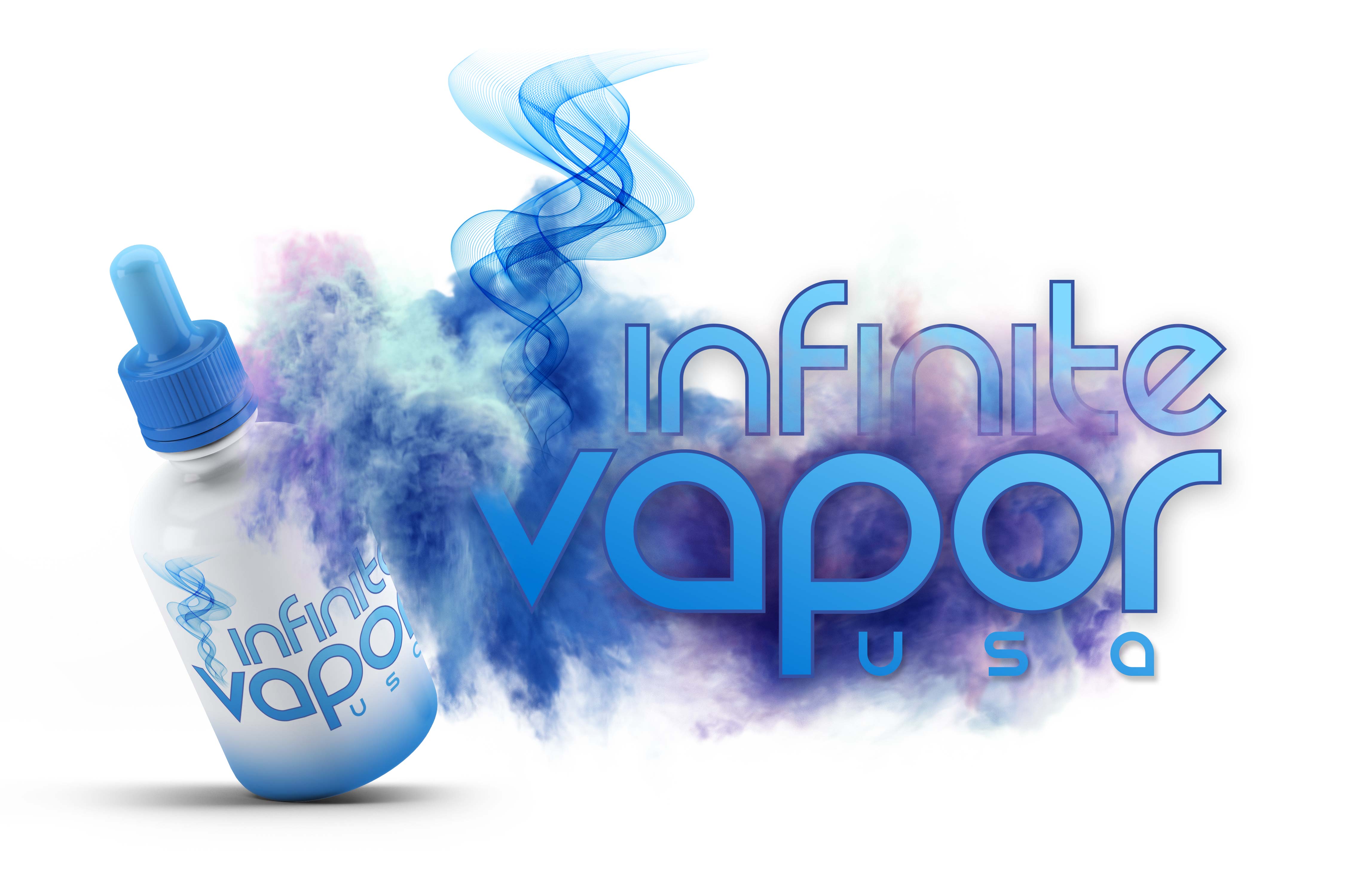 Infinite Vapor Logo and bottle